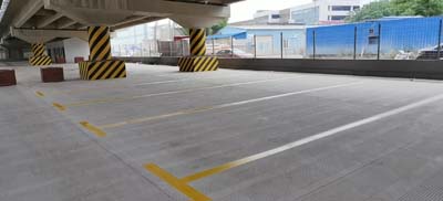 西安地下停車場劃線哪家好?停車場車庫車位劃線哪家好?